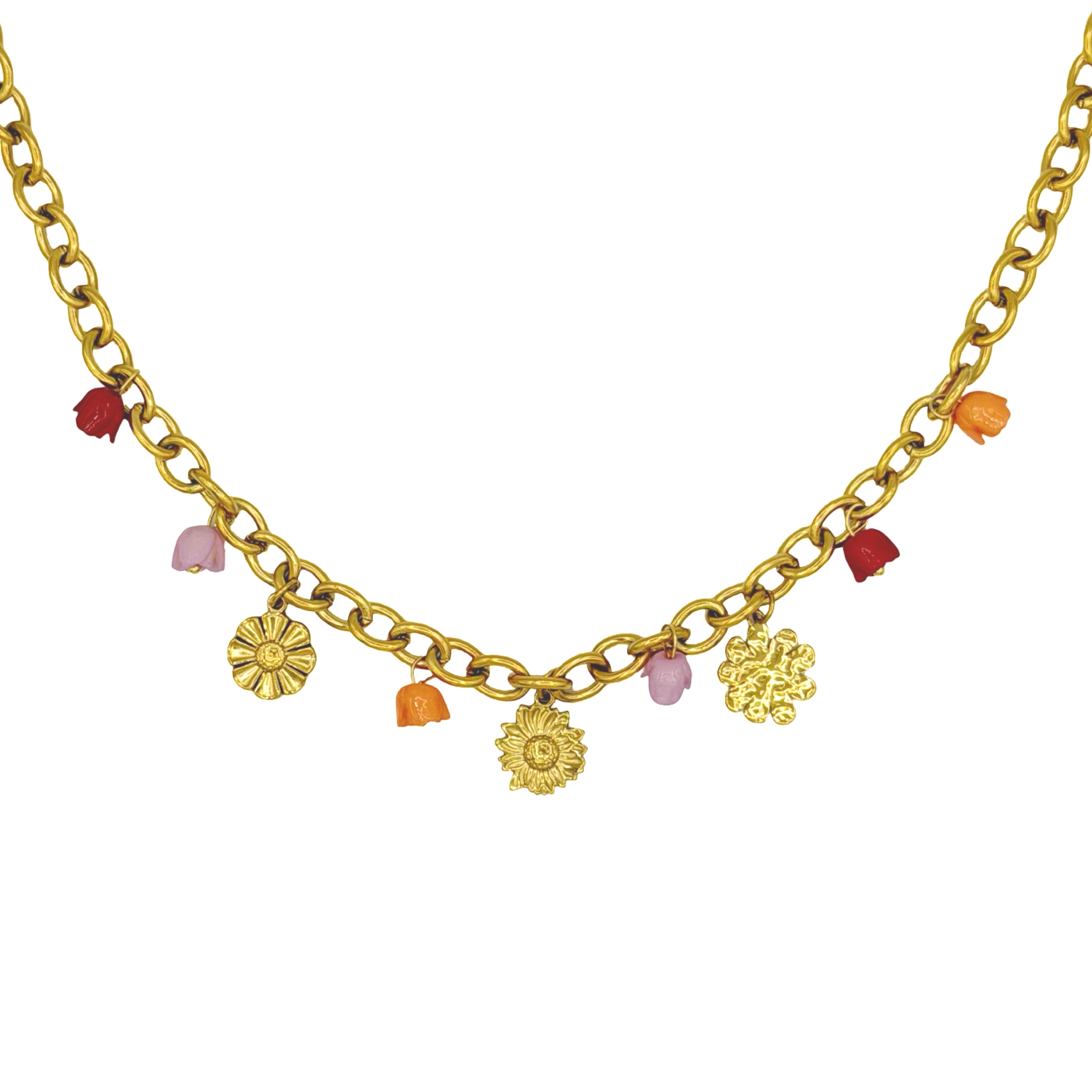 colorful petals ketting