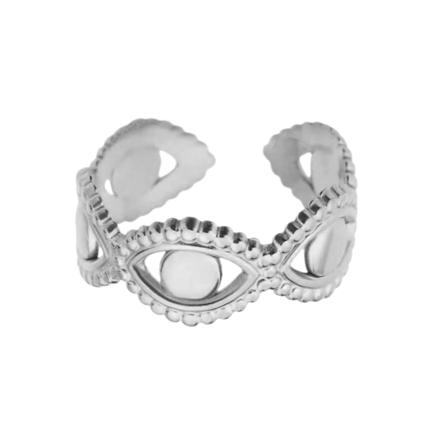 eyeconic ring - zilver