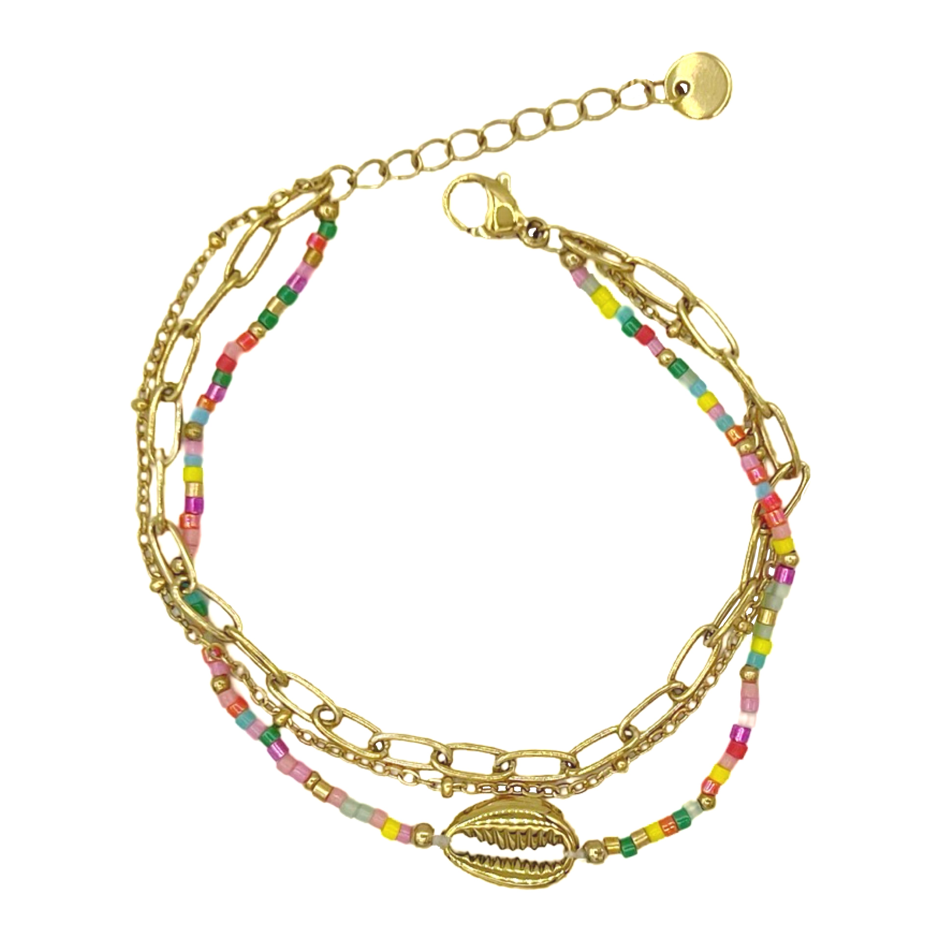 summer shell armband