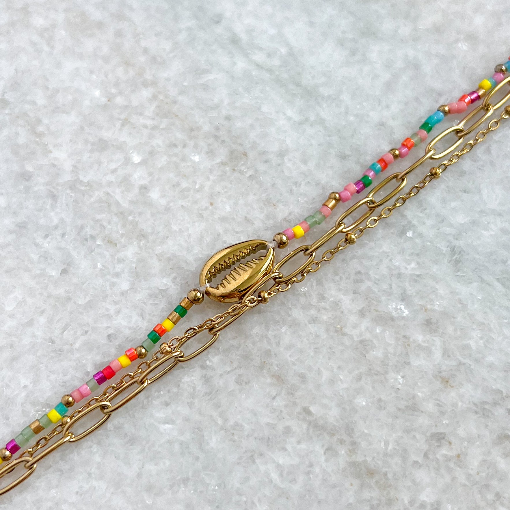 summer shell armband