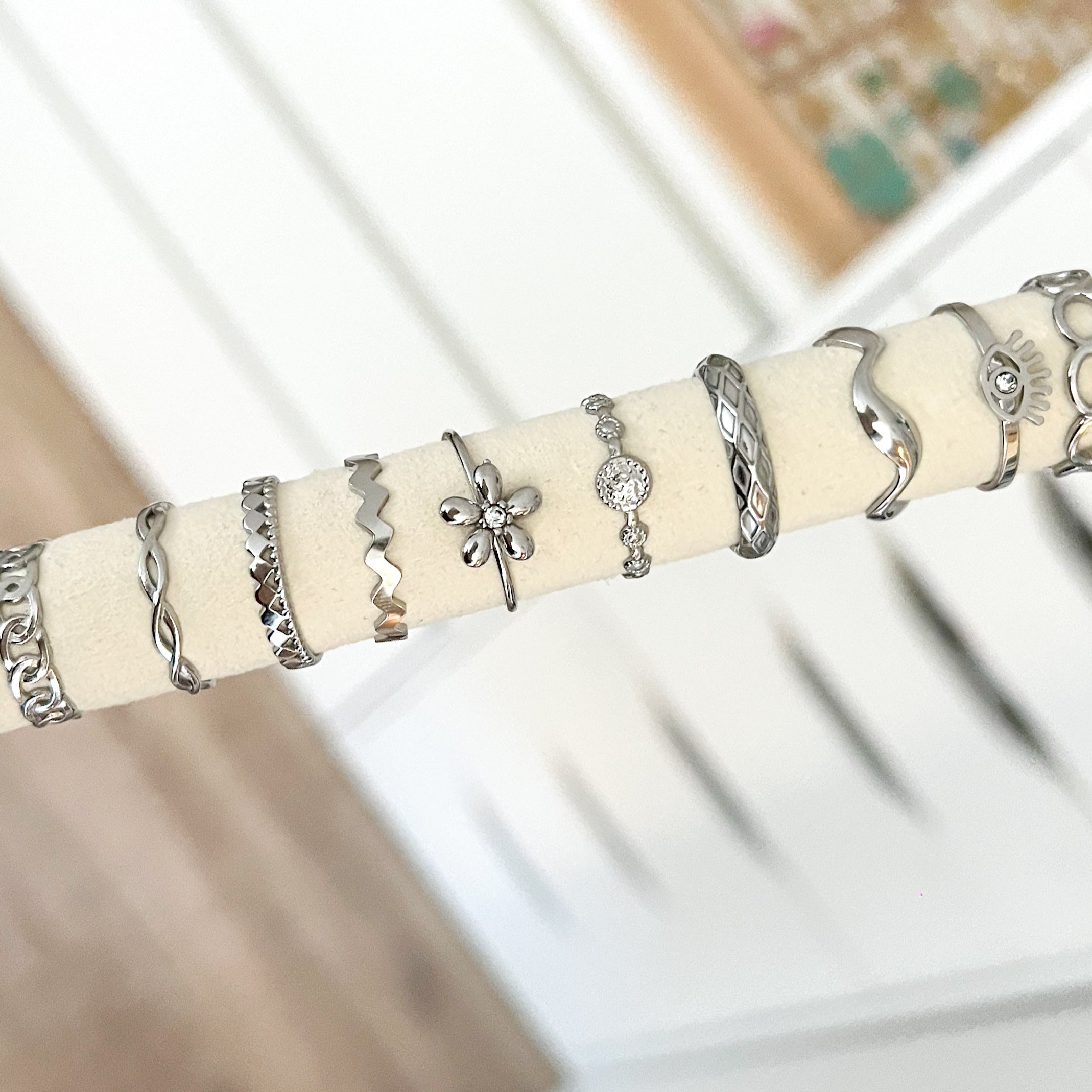 Zilveren ringen