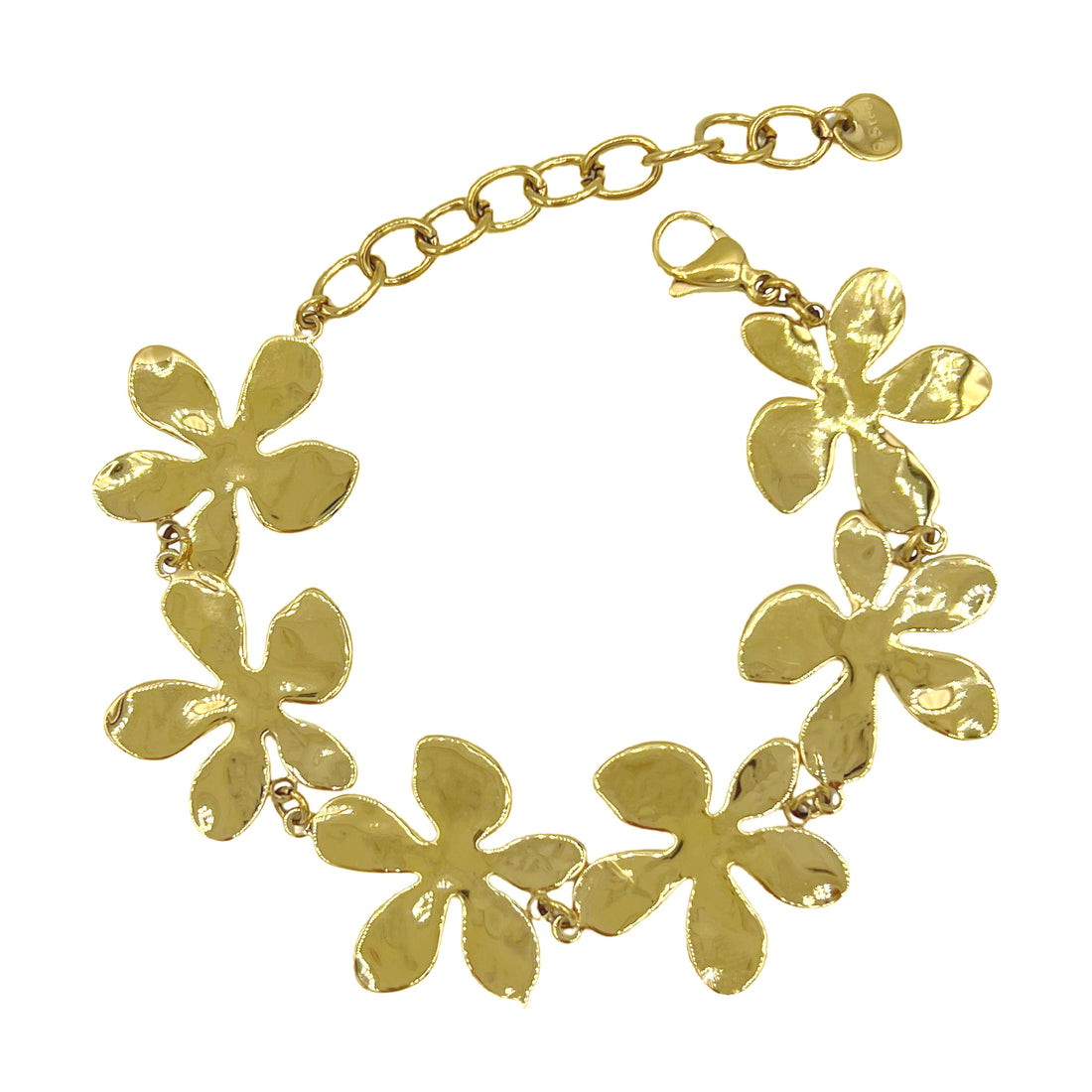 chunky flower armband