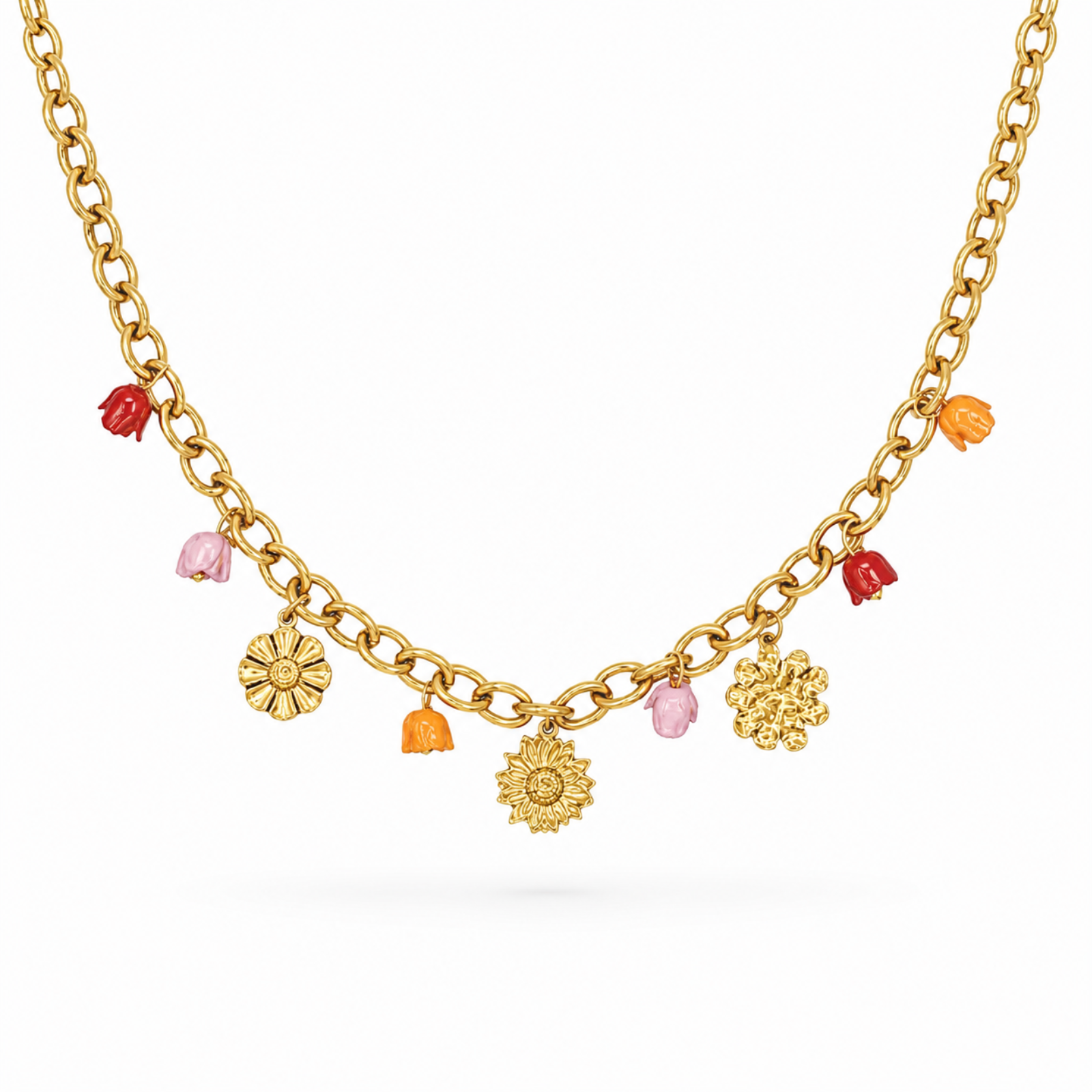 colorful petals ketting
