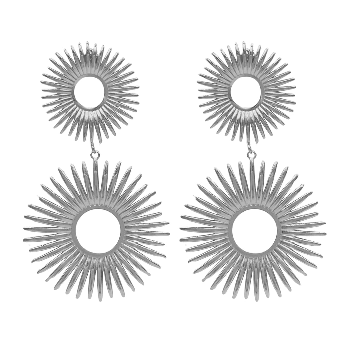 sunburst oorbellen
