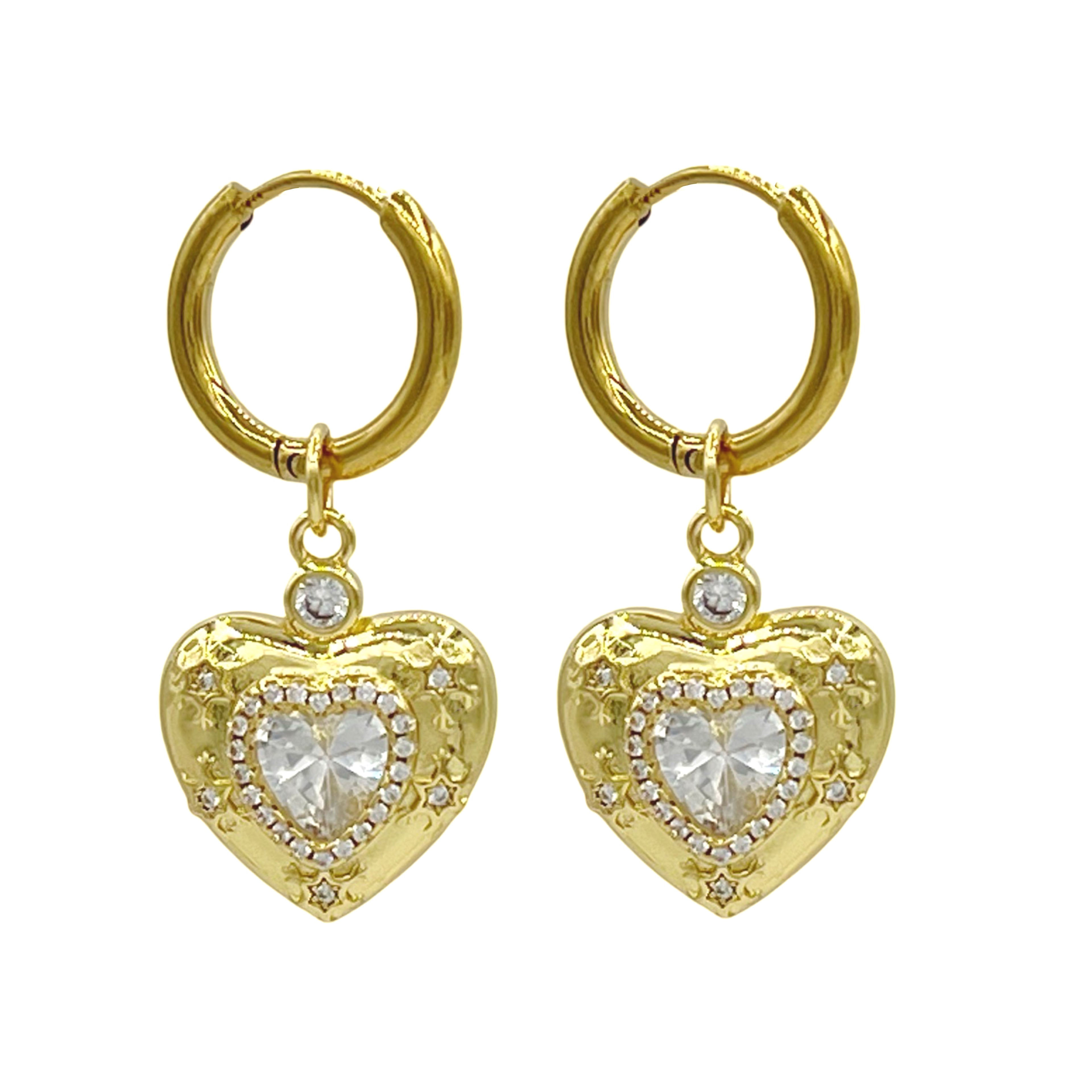 love charm oorbellen