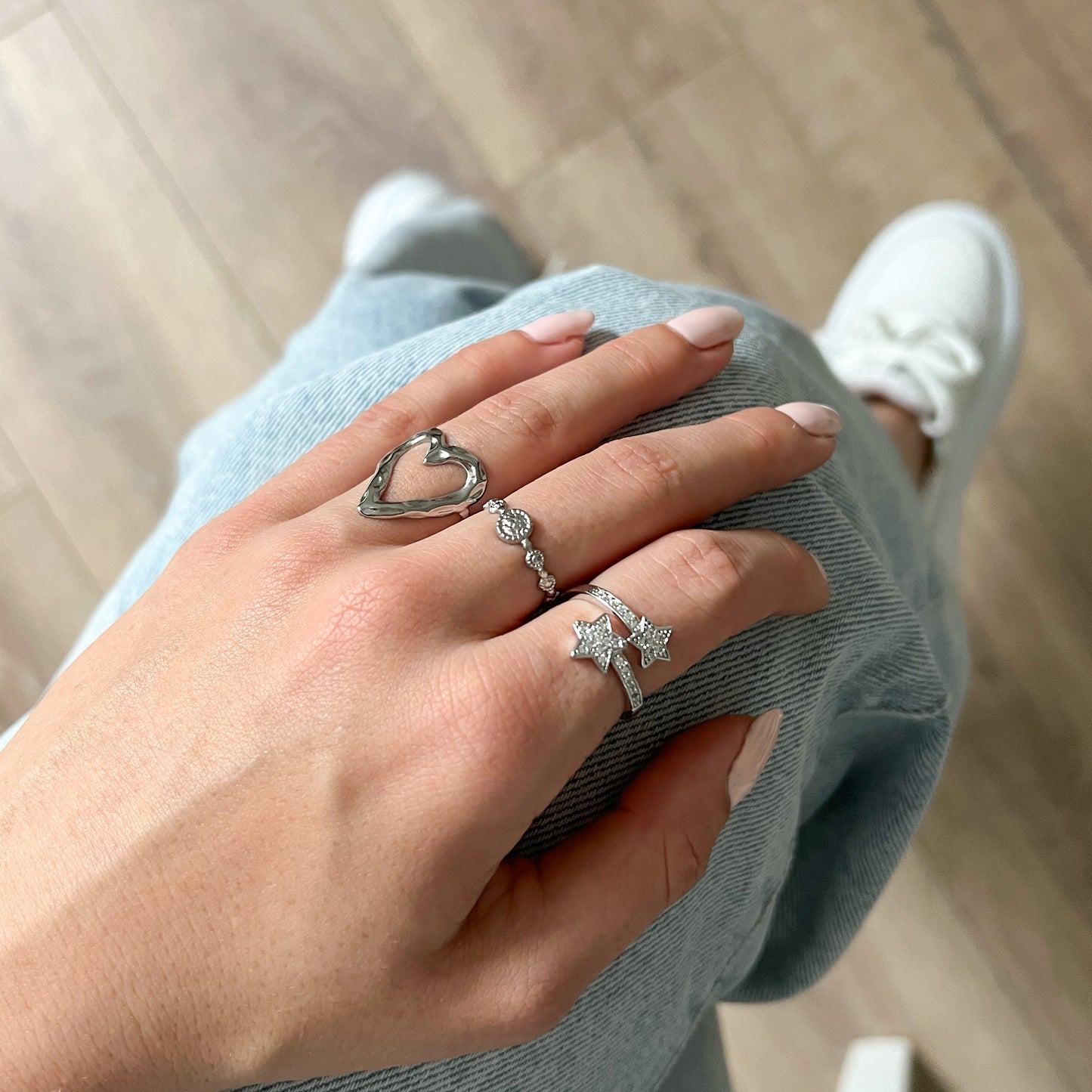 heartbreaker ring - zilver