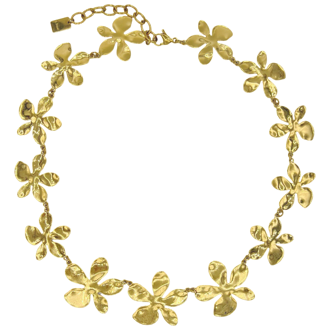 chunky flower ketting