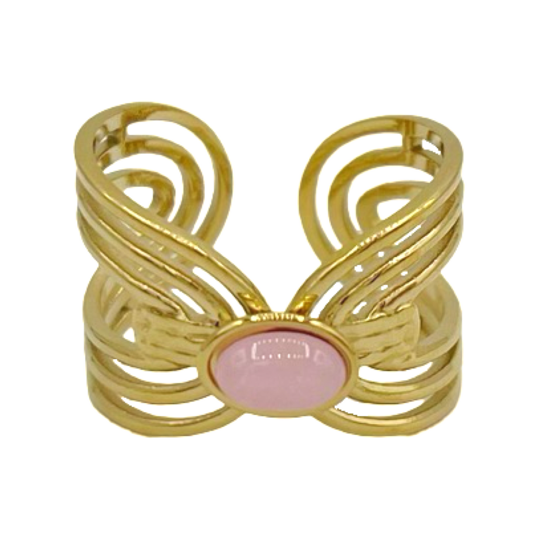 poseidon ring - roze