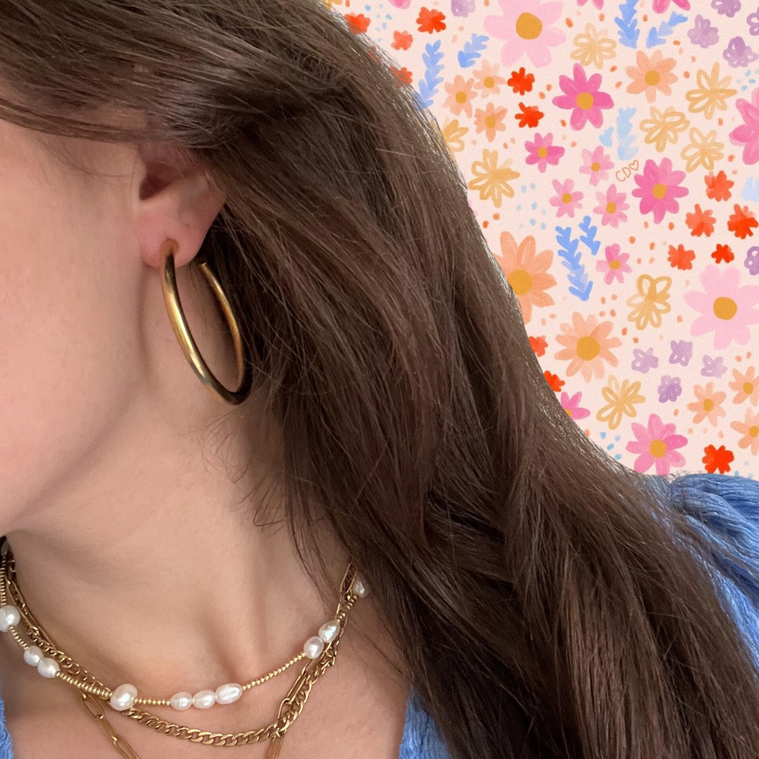 showstopper hoops - goud