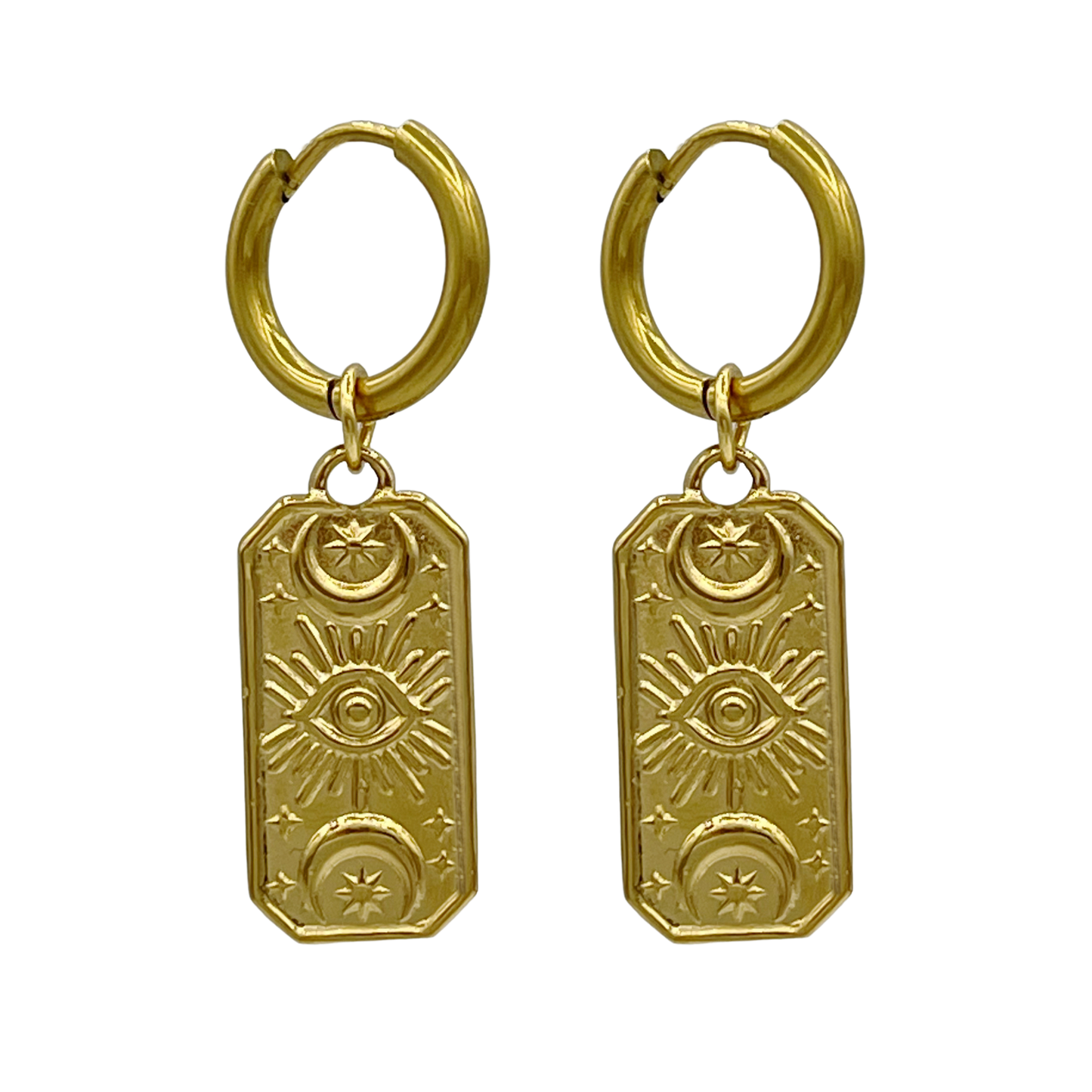 stargaze oorbellen - goud