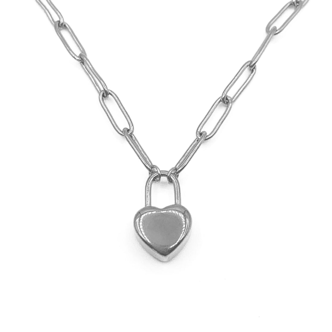heart lock ketting