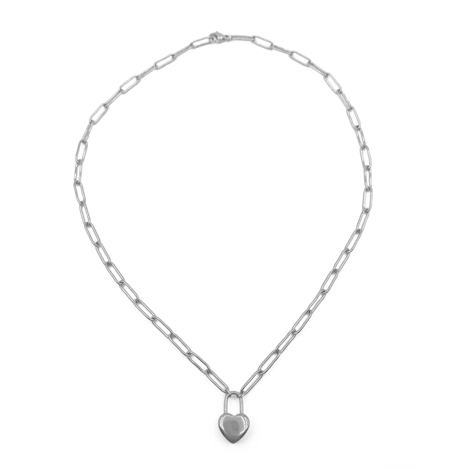 heart lock ketting