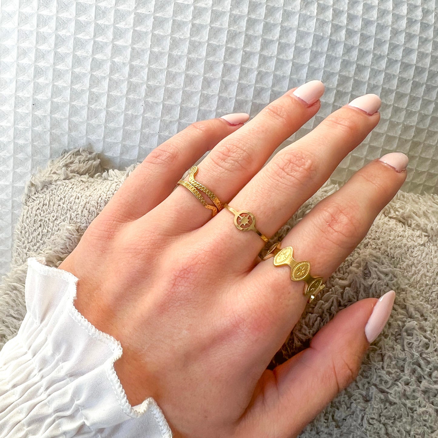 star plates ring - goud