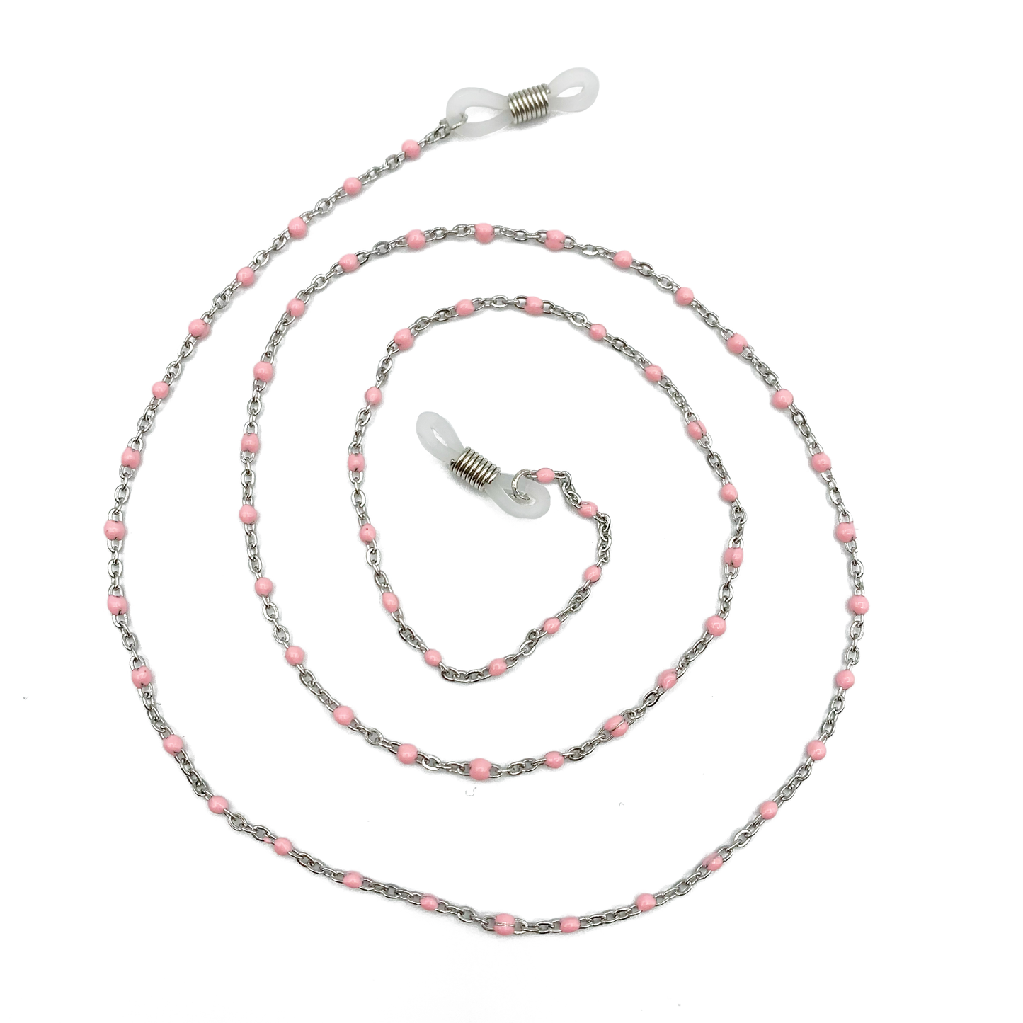 ball chain zonnebril koord - zilver