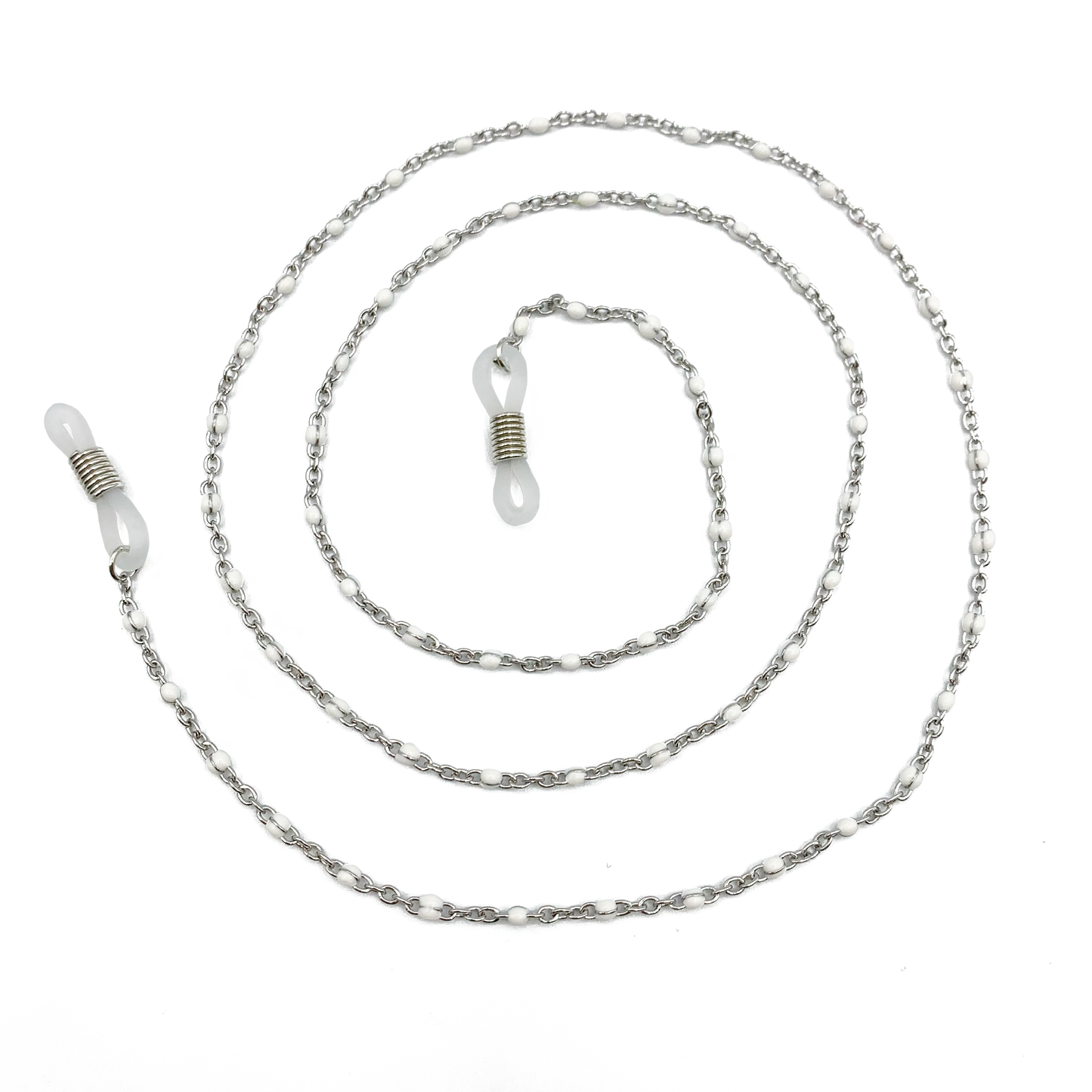 ball chain zonnebril koord - zilver