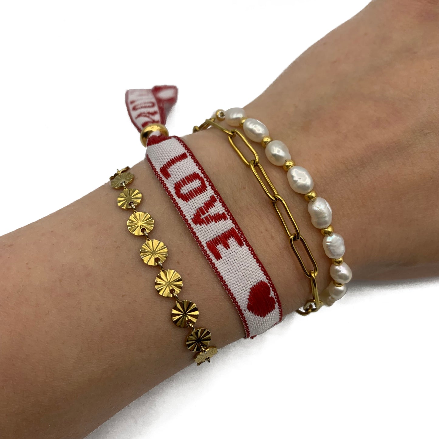 witte love armband